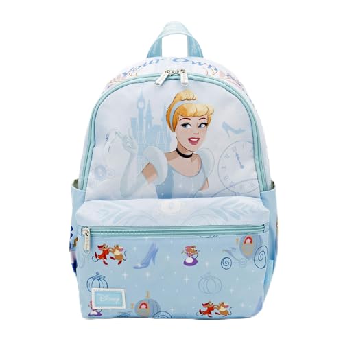 Wondapop - Cinderella 13"" Nylon Deluxe Daypack, Blue, A25232 - Image 1