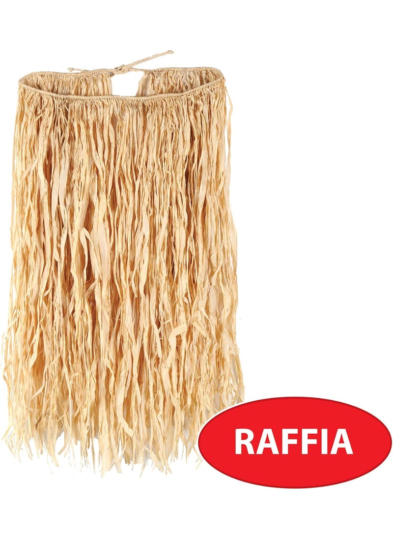 Beistle Beistle Kitchen Standard Extra Large Raffia Hula Skirt Natural 38 W x 30 L  - Image 5