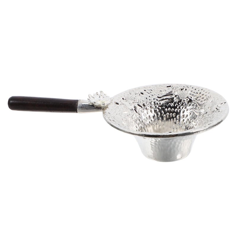 Fine Mesh Tea Strainer With Alloy Lotus Handle For Loose Leaf Matcha Tea Infuser - Image 2