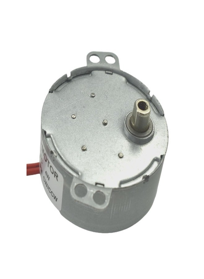 CHANCS TYC-50 Synchronous Motor 12V AC 5-6RPM Flush Shaft 5.5mm CW/CCW 4W Gear Motor - Image 4