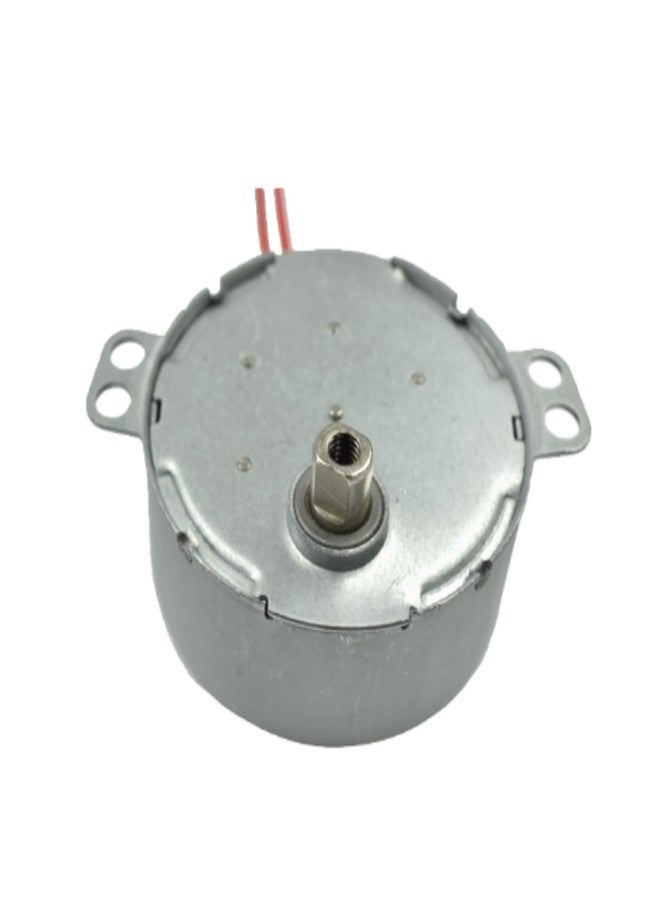 CHANCS TYC-50 Synchronous Motor 12V AC 5-6RPM Flush Shaft 5.5mm CW/CCW 4W Gear Motor - Image 3