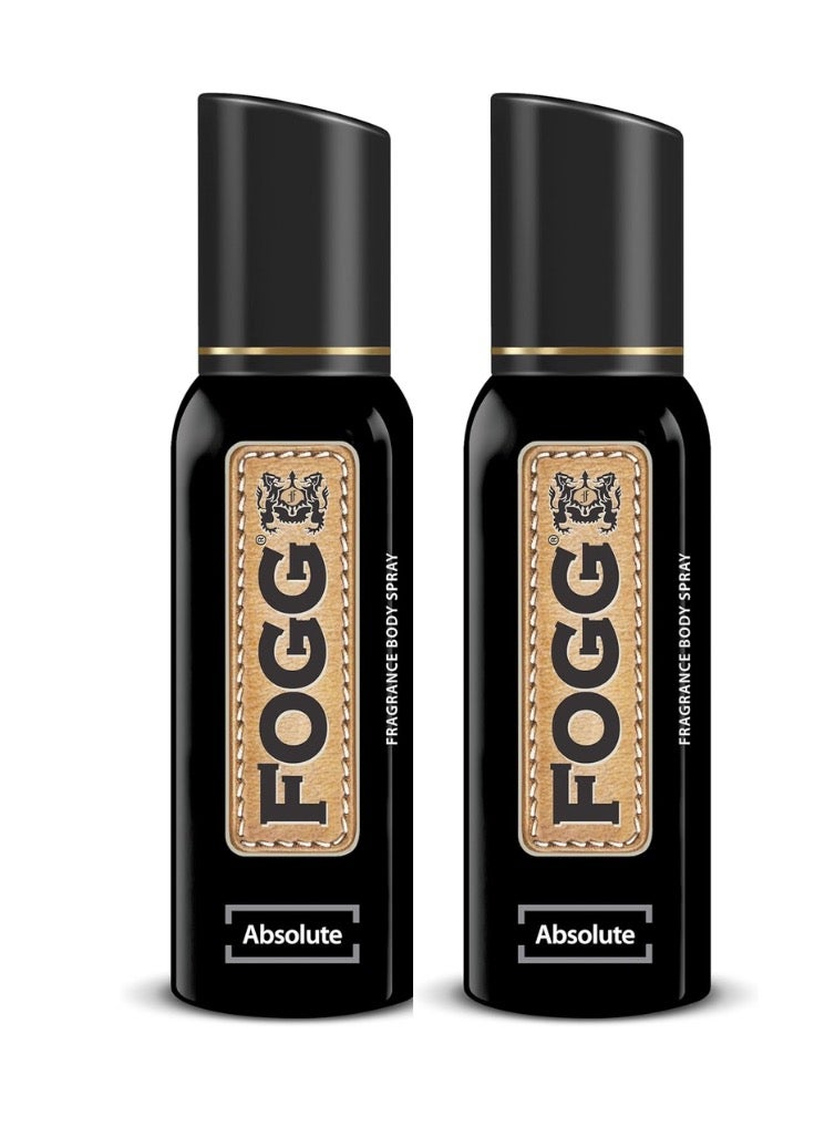 FOGG Absolute Perfume Spray - 120 Ml PACK OF 2 - Image 1