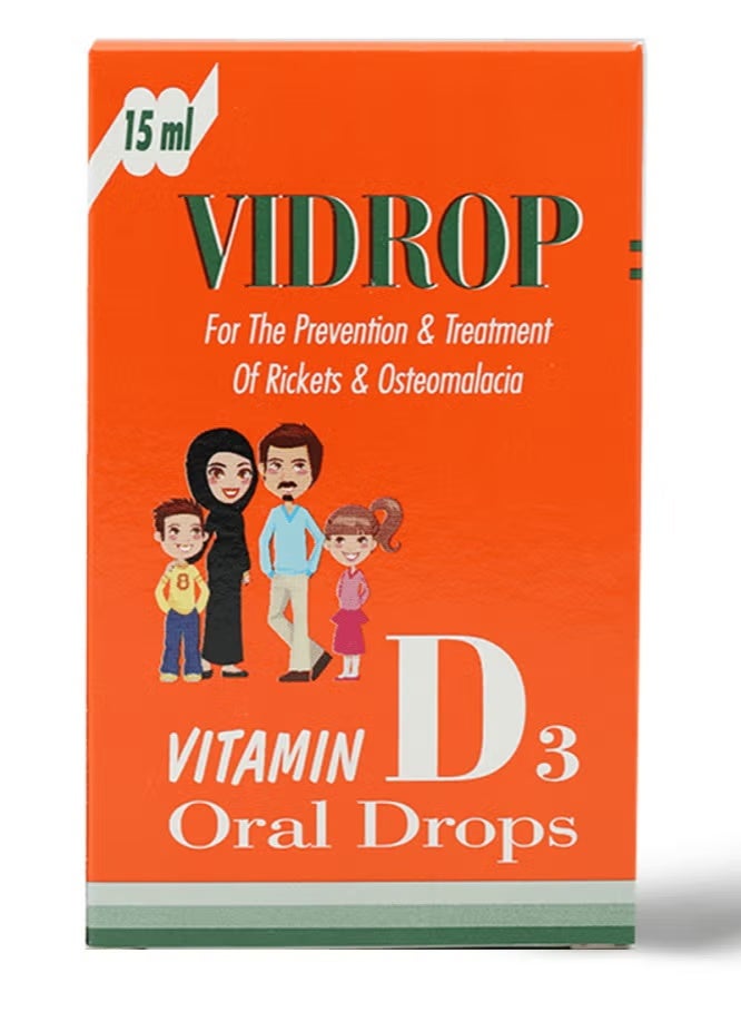 Vidrop Vitamin D3 15 ml Oral Drops