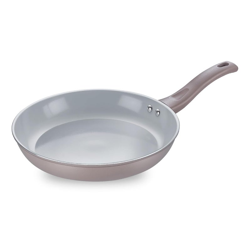 Prestige Ceraglide Duo Frypan 20Cm/1L Non-Stick Ceramic Coating|Works On Gas & Induction|High Heating|Cool Touch Handle|Grey - Image 1