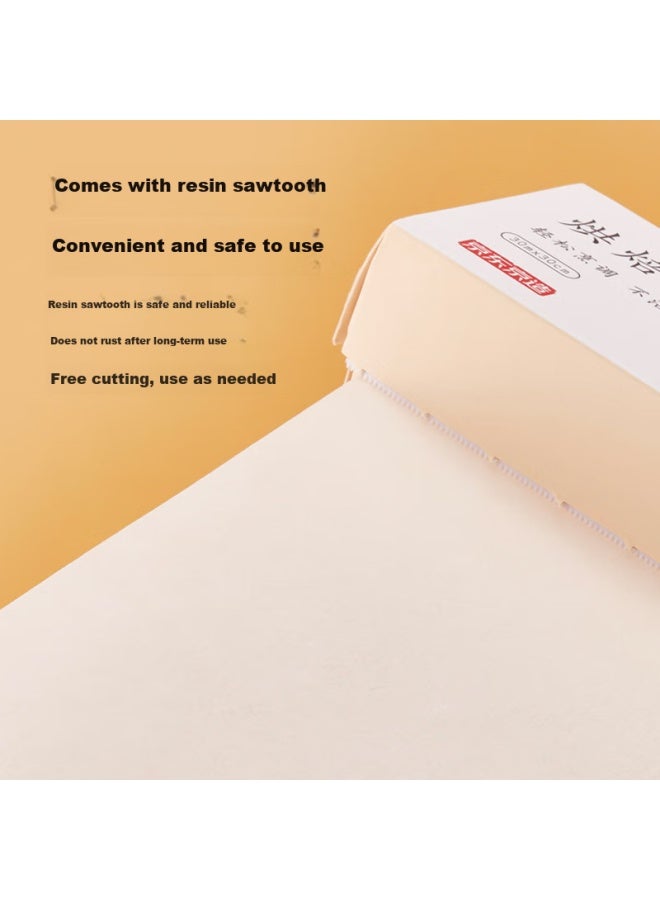 JD.com Jd Jingzao Baking Paper, Oven And Air Fryer Silicone Oil Paper, Non-stick And Oil-proof Barbecue Paper - Image 4