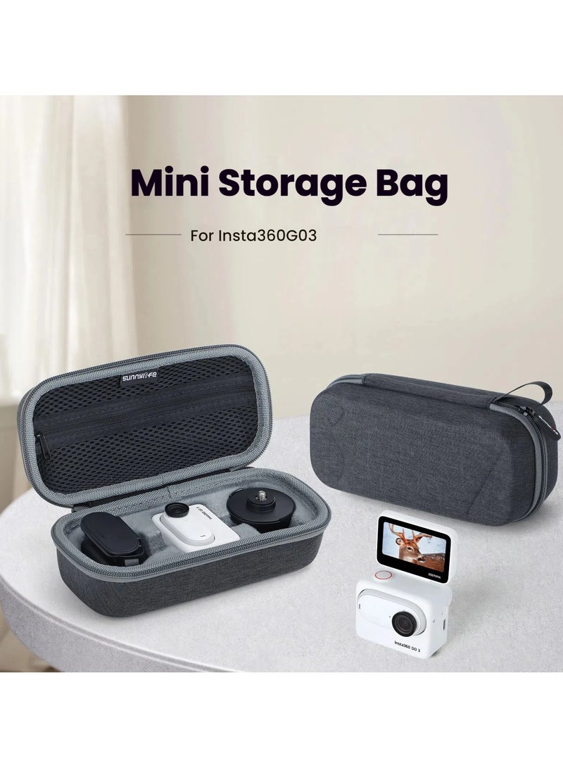 Protective Case for Insta360 GO 3S, EVA Portable Case, Shock Resistant  Shockproof + Compartmentalised Storage - Image 5