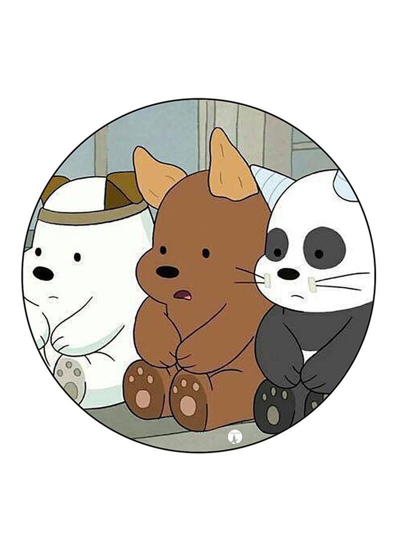 RKN We Bare Bears Printed Mouse Pad  Multicolour