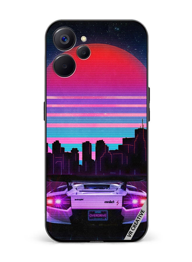 VR CREATIVE Protective Case Cover For Realme 10 5G Lambo Design Multicolour - Image 1