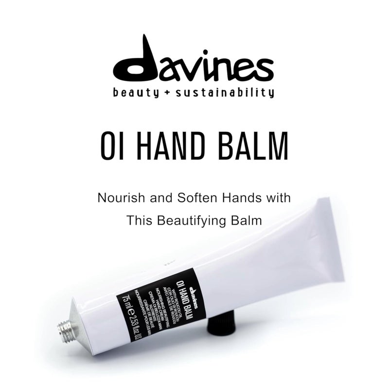 Davines OI Hand Balm, Antioxidant-Rich Nourishment, For All Skin Types, Long-Lasting Hydration, 2.53 Fl. Oz. - Image 3