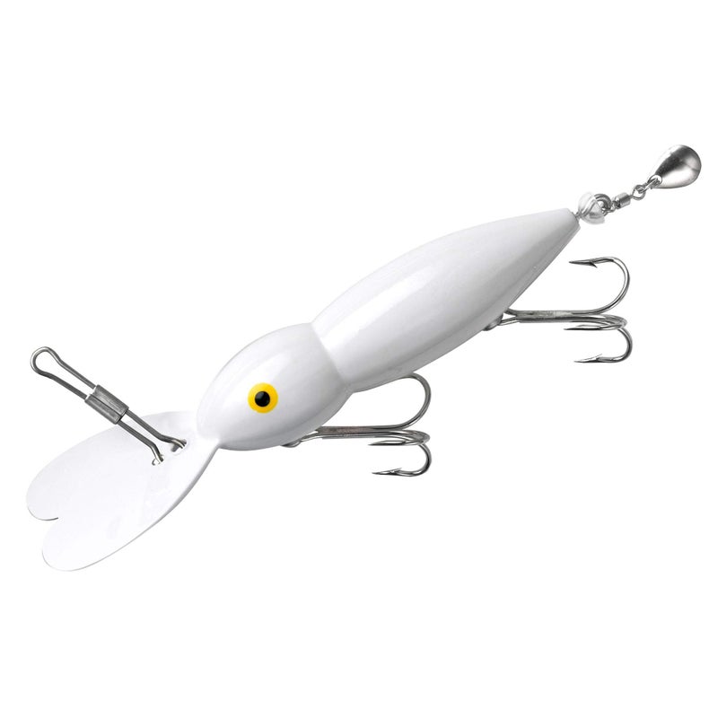 Heddon Magnum Hellbender Deep-Diving Fishing Lure, 5 1/2 Inch, 7/8 Ounce, White - Image 1