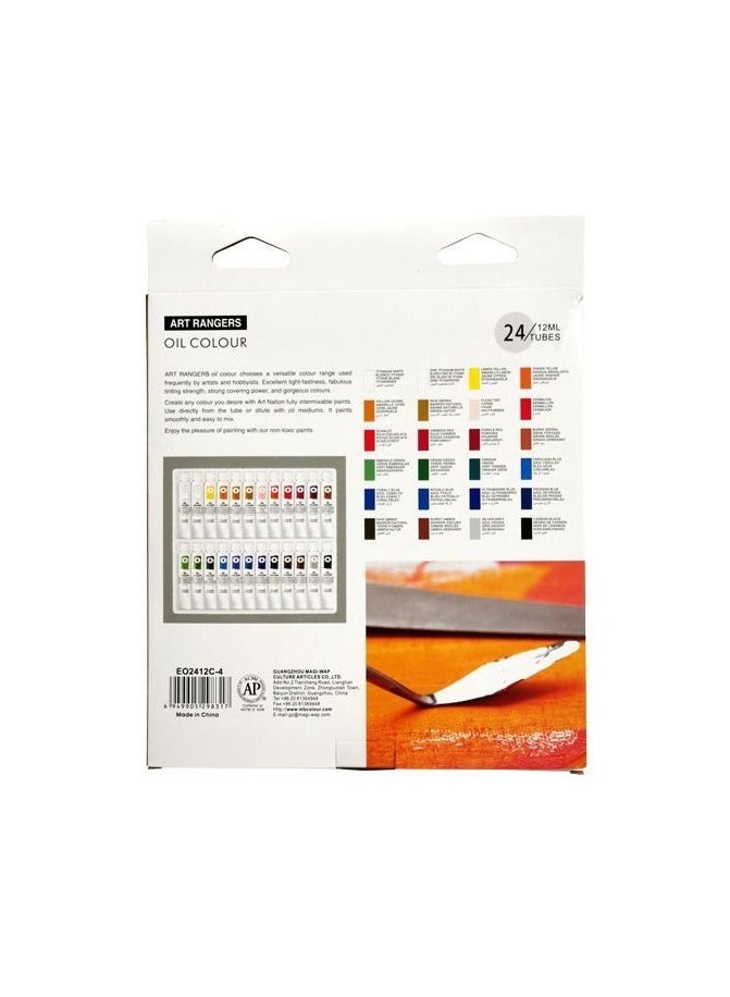 ART RANGERS Magi-Wap Oil Colors 24 Colors 12ml - Image 2