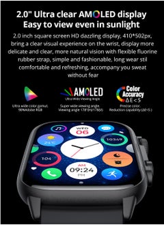 ColMi COLMI C81 2.0 Inch AMOLED Smart Watch Support AOD 100 Sports Modes IP68 Waterproof Smart Watch Men Women  - Image 2