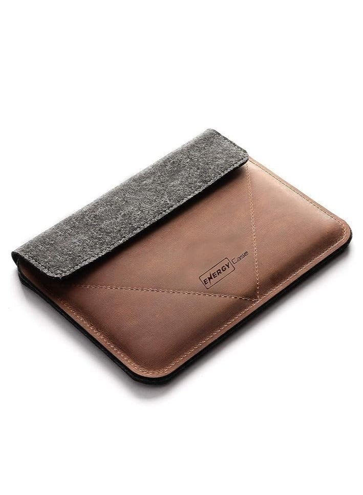 Energy case Energy Case Lightweight Sleeve Laptop Bag for HP Pavilion Lenovo Legion Dell Acer Apple Notebook (15.6In) (Brown)  - Image 1