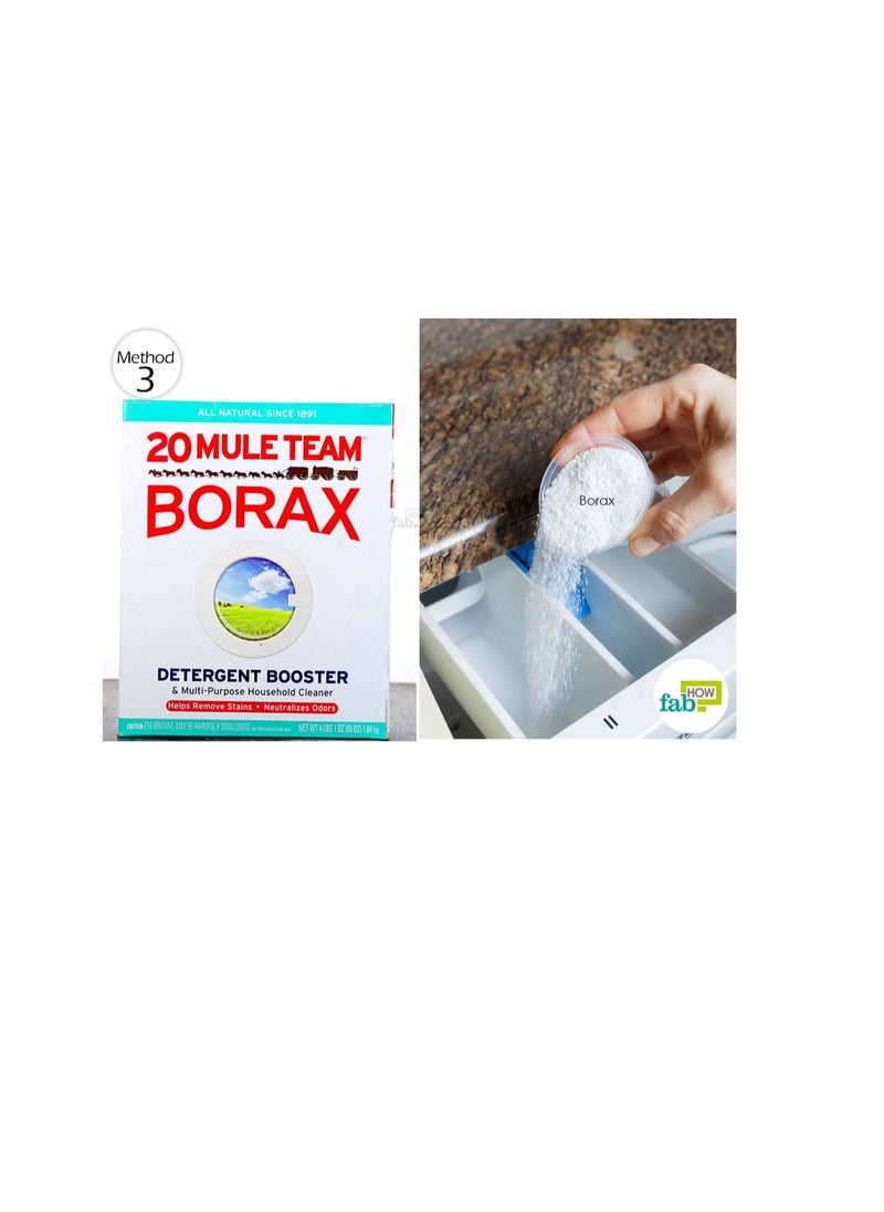 BORAX - 20 Mule Team Borax Detergent Booster White 1.84kg - Image 1