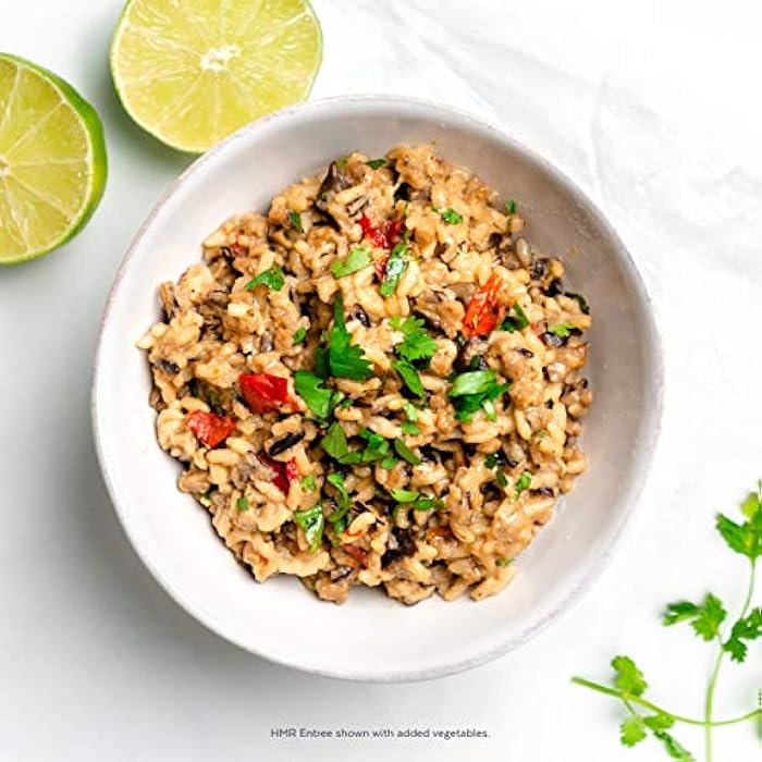 HMR Mushroom Risotto Entrée | Pre-packaged Lunch or Dinner to Support Weight Loss | Ready to Eat | Vegetarian | 12g of Protein | Low Calorie Food | 8oz Serving per Meal | Pack of 6 - Image 5