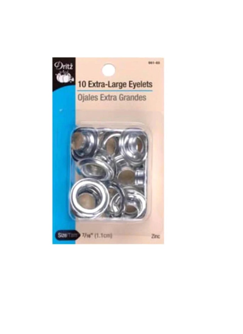 Dritz Dritz Eyelets Nickel 11.1mm 10 pieces  - Image 3