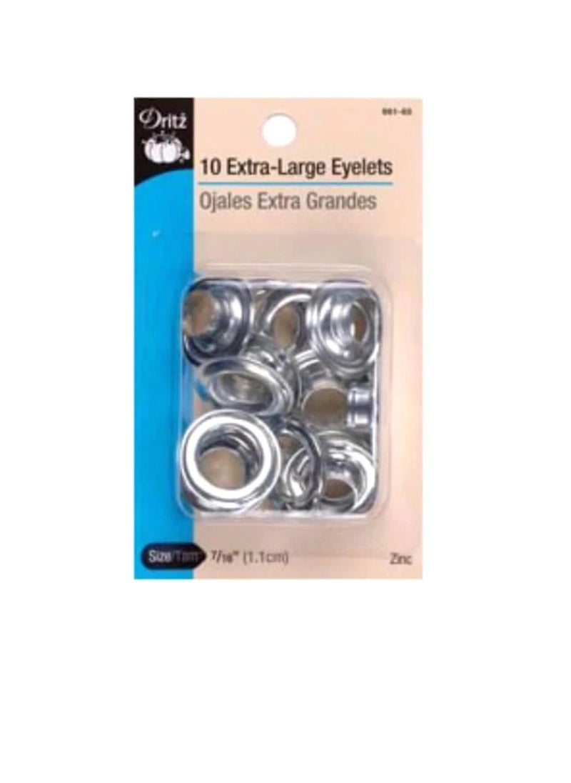 Dritz Dritz Eyelets Nickel 11.1mm 10 pieces  - Image 2