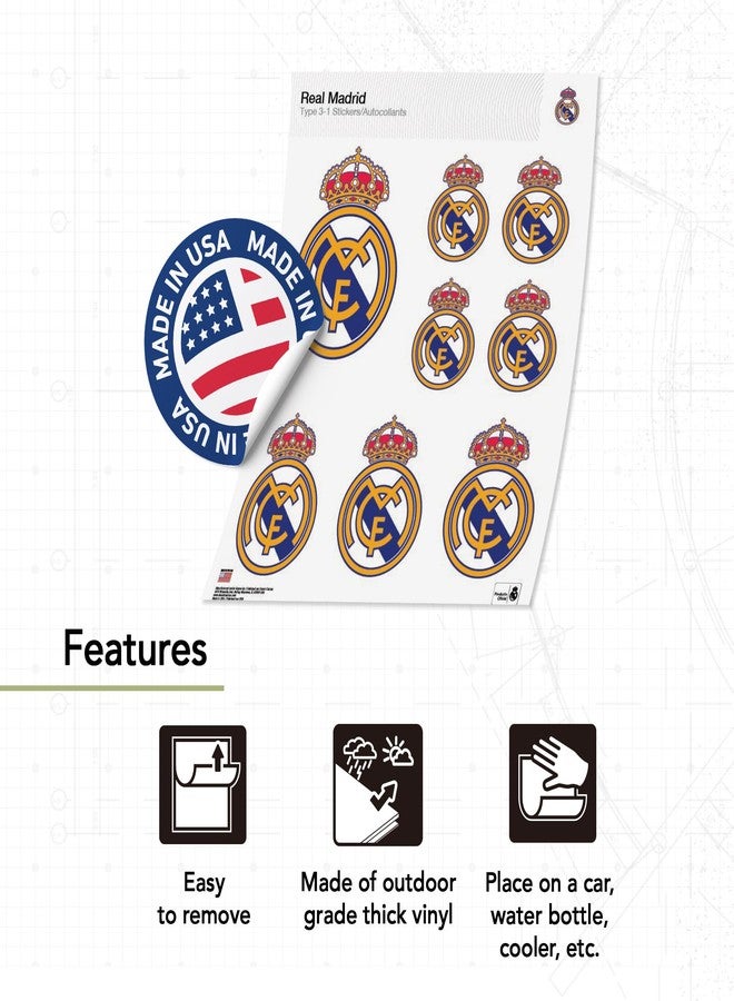 ديزرت كاكتوس ملصق صبار صحراوي لنادي ريال مدريد لكرة القدم، ملصق فينيل، لوس بلانكوس مدريديستاس، كرة قدم، كمبيوتر محمول، زجاجة ماء، سيارة، سجل قصاصات (النوع 3-1) - Image 2