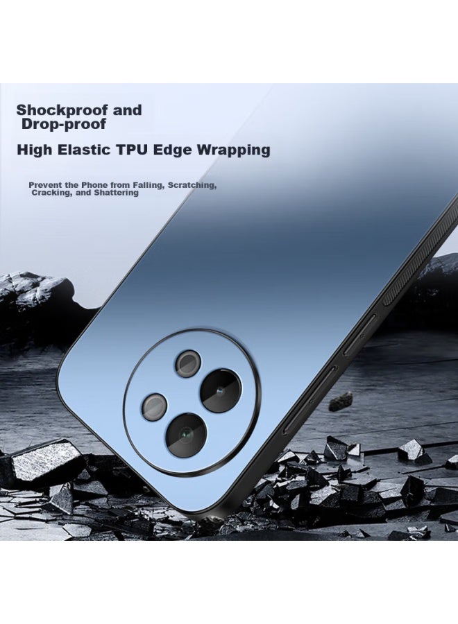 Shangsu, Suitable For Vivos18e Phone Case, Vivos18e Protective Cover, Full Lens Protection, Ag Frosted Anti-drop Soft Case, Vivo Plain Simple Style For Women And Men, Outer Shell, Sapphire Blue - Image 5