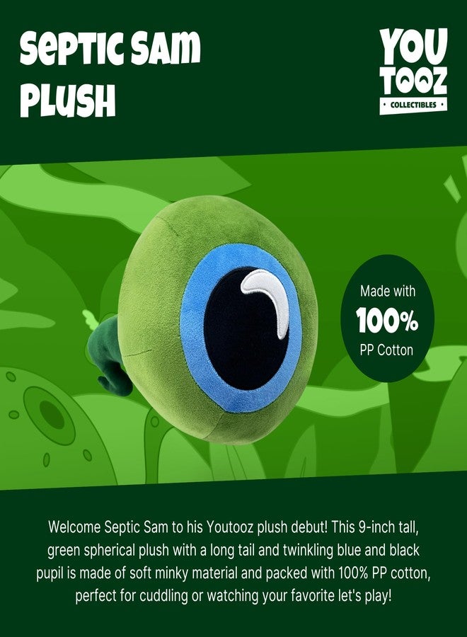 Youtooz Septic Sam Plush 9in, Collectible Septic Sam from Jacksepticeye, by Youtooz Jacksepticeye Youtube Creators Plush Collection - Image 2