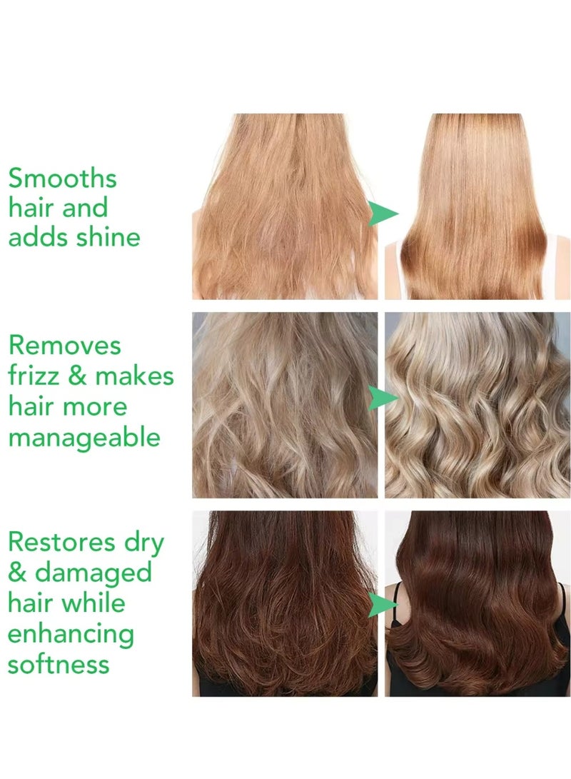 ALIVER 40 Pcs Rosemary Hair Repair Oil Capsules Organic Rosemary Essential Oil with Keratin & Multivitamins Rosemary Hair Repair Oil Shines Nourishing Repair Dry & Damaged Hair Treatment Leave-In Serum - Image 3