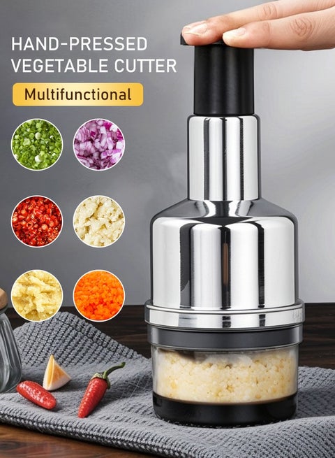 Kitchen tools creative gadgets hand-pressed vegetable cutter garlic crusher garlic mincer chopper pat knife garlic press