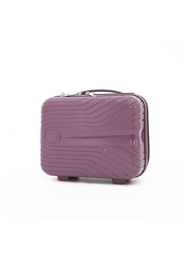 Fancl FANCL 3-Piece Hard-Side Polypropylene Luggage Set – Lightweight, Durable, Spinner Trolley with TSA Lock,Purple (BC-12"S-20",M-24",L-28",XL-32")  - Image 3