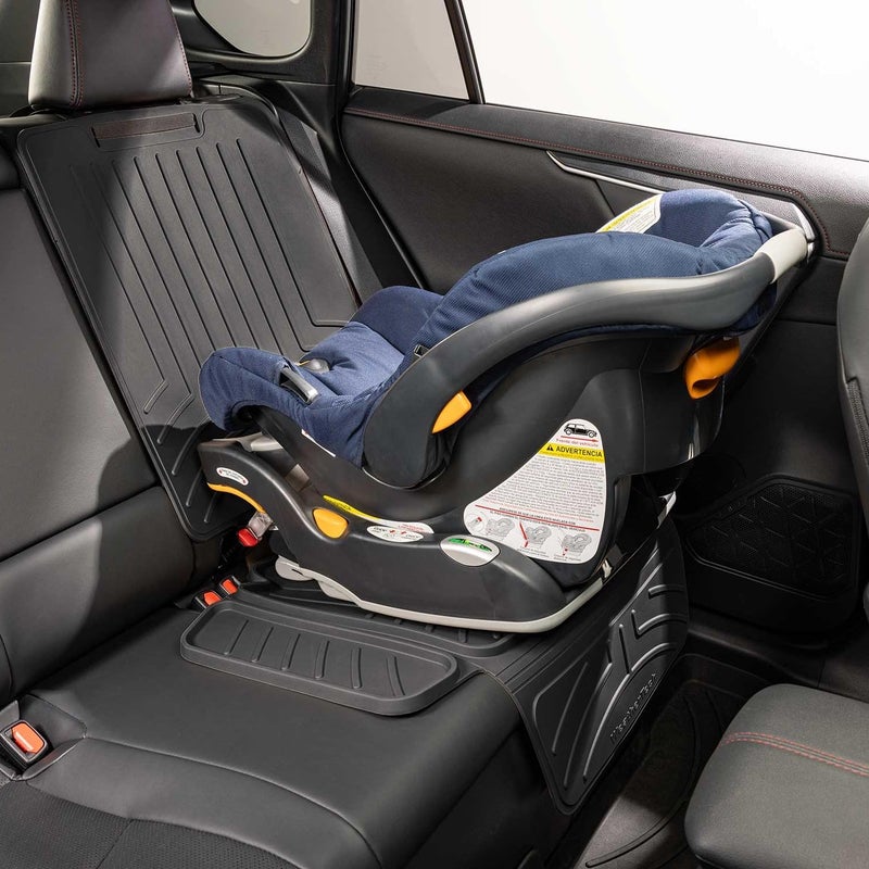 WeatherTech Child Car Seat Protector with Back Black - Image 4