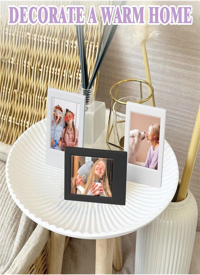 KASTWAVE - Mini Picture Frame for Instax Mini 12/11/9/8/7+/EVO 3'' Film-Classic Polaroid 2x3 Mini Instant Film Photo Frame for Desktop Tabletop 10 Pack - Image 1