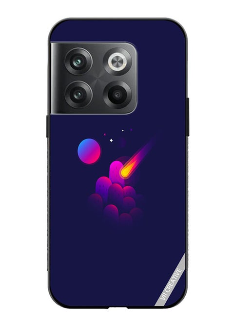 Protective Case Cover For OnePlus 10T Space Minimalist Design Multicolour