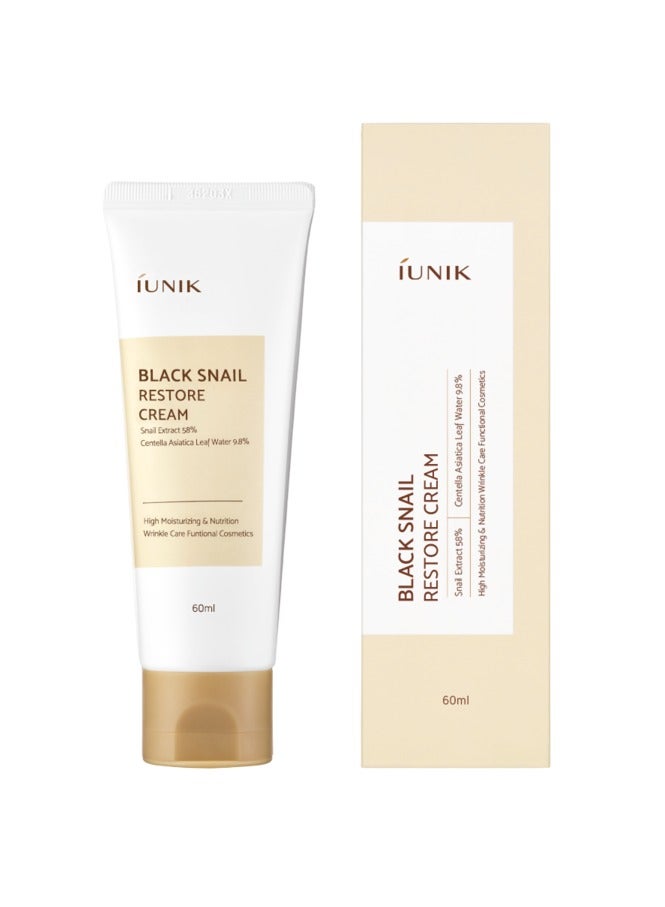 iUNIK Black Snail Restore Cream 60ml - Image 1