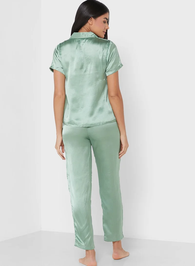 ELLA Solid Pyjama Set