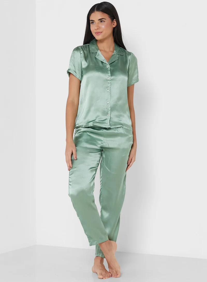 ELLA Solid Pyjama Set