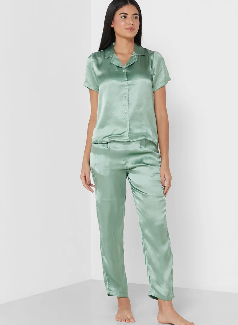 ELLA Solid Pyjama Set