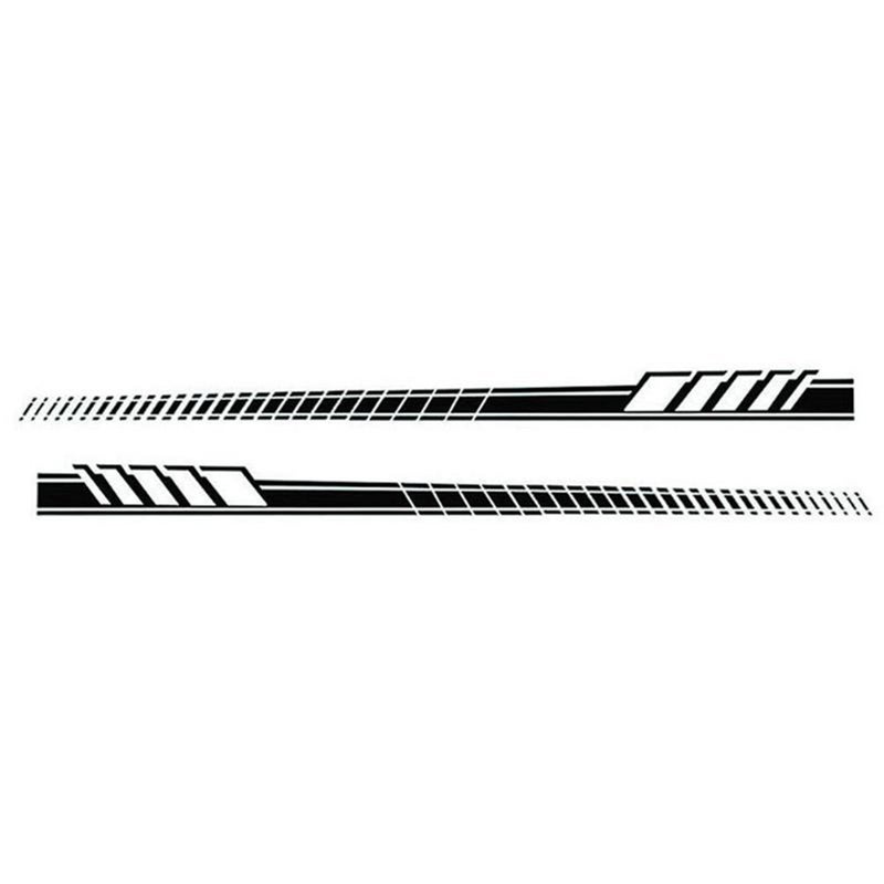 Car Auto Body Stickers Long Stripe Side Skirt Decoration Vinyl Decals - Image 1