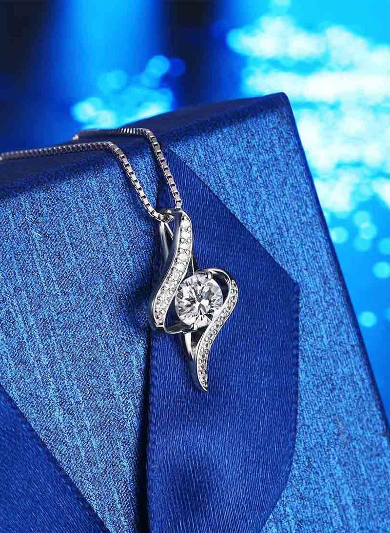 J.Rosée Swarovski Elements Crystal 18K Gold Plated 925 Sterling Silver Heart Pendant Necklace for Women Gift Packing J.Rosée Fashion Jewelry JR396 - Image 2