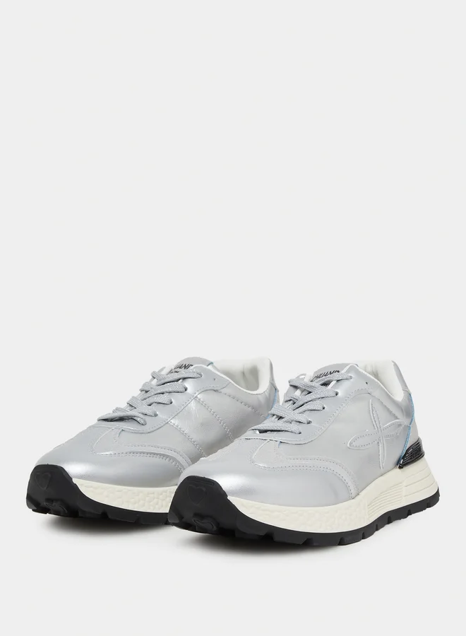 Styli Styli Classic Star Logo Lace Up Sneakers