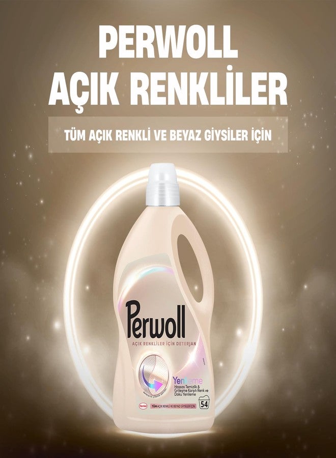 Perwoll سائل غسيل الملابس بيرول للألوان والملابس البيضاء، 2.97 لتر من هنكل، 3 لتر | 54 غسلة - Image 4