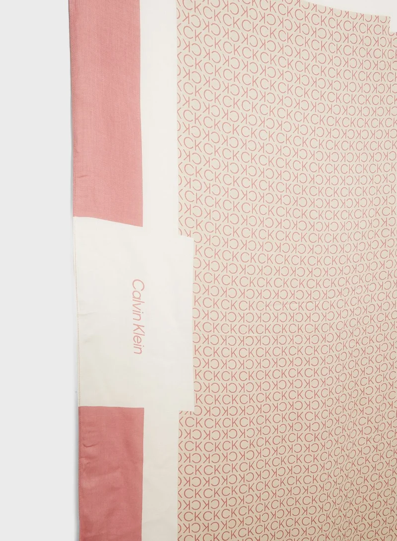 CALVIN KLEIN Geo Minimal Scarf