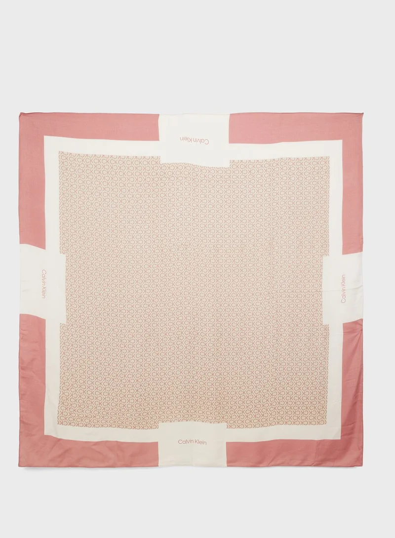 CALVIN KLEIN Geo Minimal Scarf