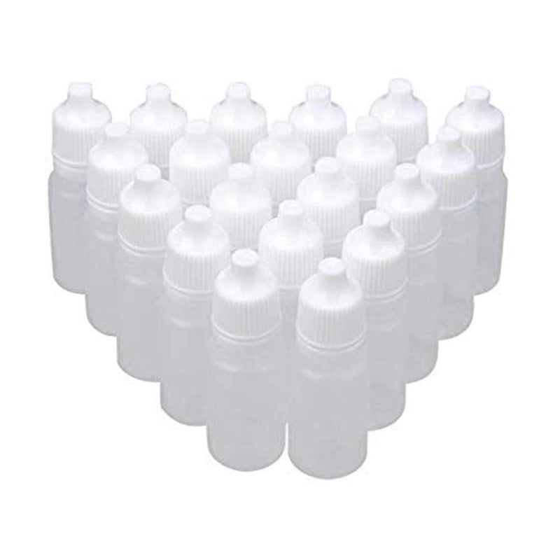 DIY Crafts DIY Crafts Design No 3 Pack of 50 Pcs 5 ml White Plastic Empty Squeezable Dropper Bottle Design No 3 Pack of 50 Pcs  - Image 1