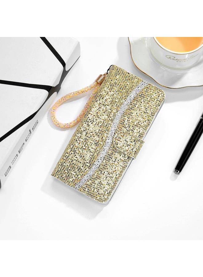 اس-توب جراب لهاتف Samsung Galaxy A33 5G جراب هاتف جلدي لامع من البودرة - Image 1