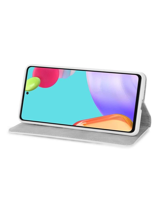 اس-توب جراب لهاتف Samsung Galaxy A33 5G جراب هاتف جلدي لامع من البودرة - Image 5