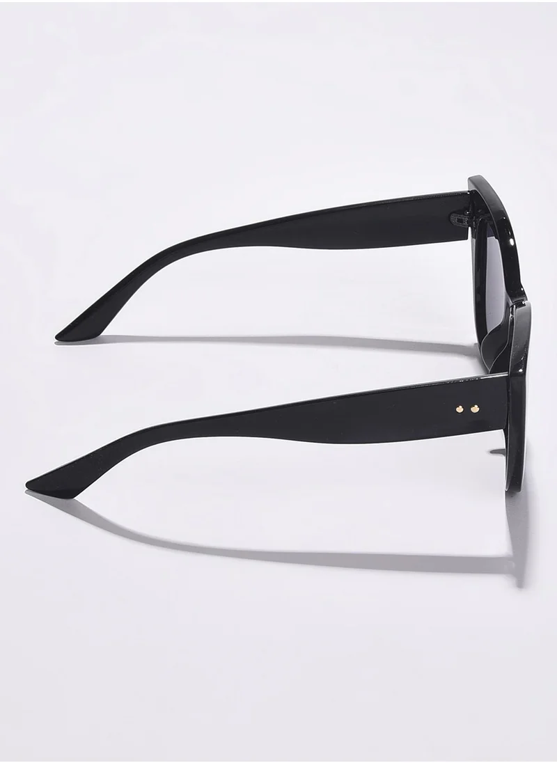 صوص هاوت Black Lens Black Cateye Sunglasses
