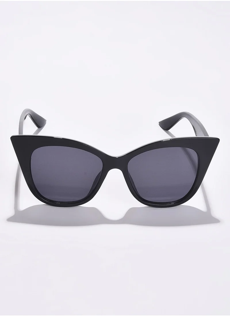 Haute Sauce Black Lens Black Cateye Sunglasses