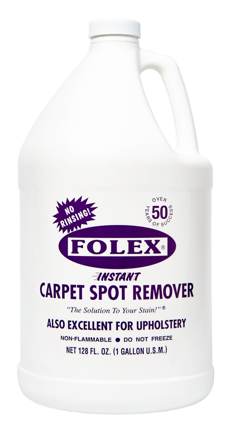 FOLEX Instant Carpet Spot Remover Carpet Cleaner - 128 oz - Removes Pet Accidents, Grease, Red Wine and More - Image 1