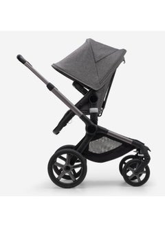 Bugaboo Fox 5 Complete Stroller  Graphite/Grey Melange  - Image 4