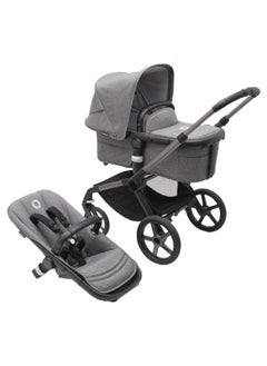 Bugaboo Fox 5 Complete Stroller  Graphite/Grey Melange  - Image 1