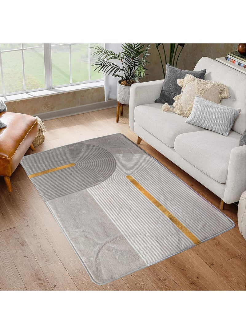 FASHION HOME Super Soft Area Rug Anti-Skid High Pile Soft Fluffy Rug Fuzzy Carpet for Living Room Bedroom Kids Room Nursery Dorm Home Decor  - Image 1