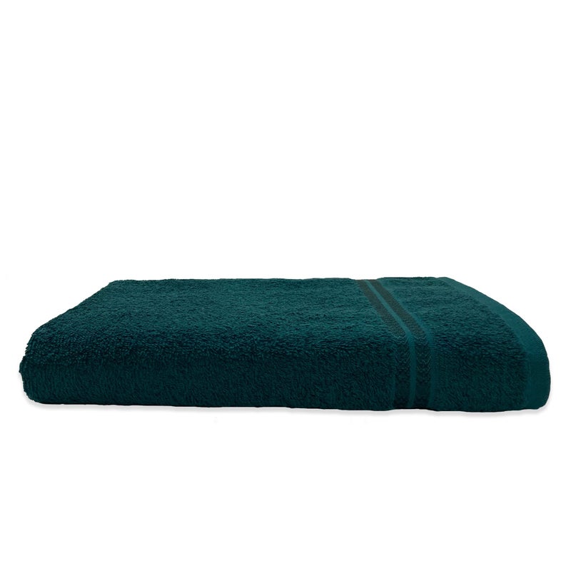 Welspun 100% Cotton Bath Towel Anti Bacterial Bright Colours High Absorbency 380 GSM Teal Cotton Towels for Bath - Image 3